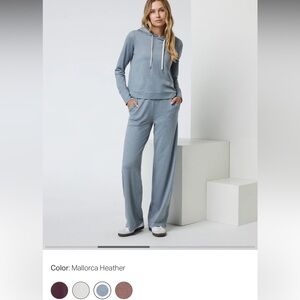 Vuori Halo hoodie and wide leg pants